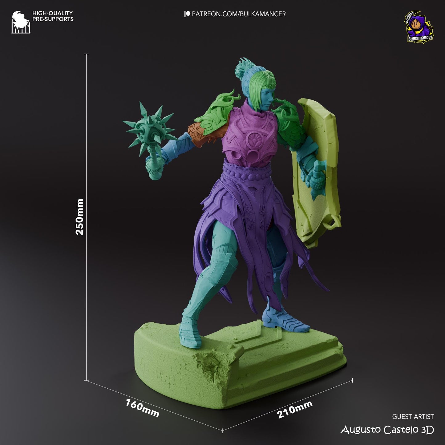 Baldurs Gate 3 Shadowheart Garage Kit | Fanmade Model by h3llCreator & Bulkamancer | Gods favourite princess | 3D Printed