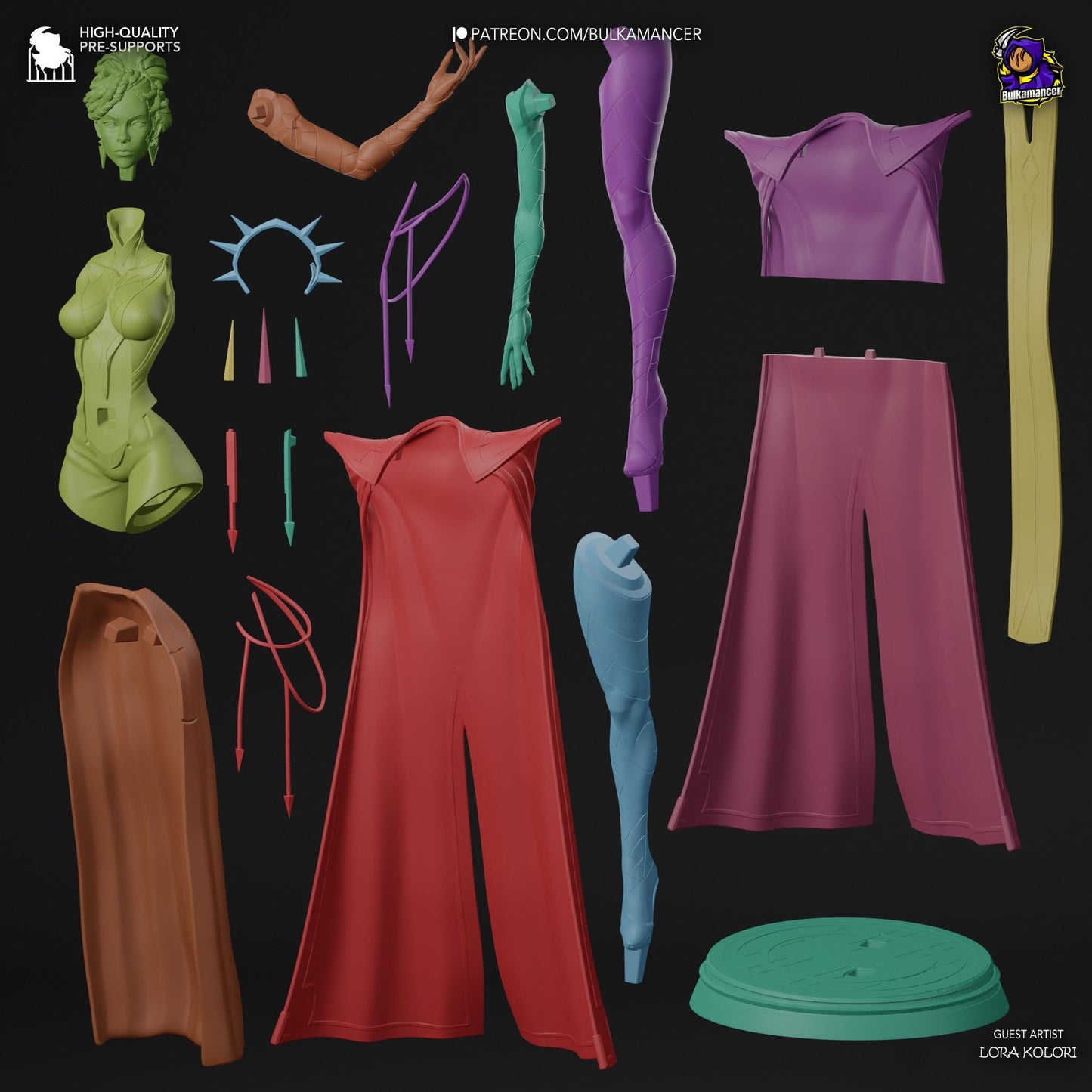 Mel Medarda Garage Kit | Fanmade Model by Bulkamancer| The aristocrat | 3D Printed