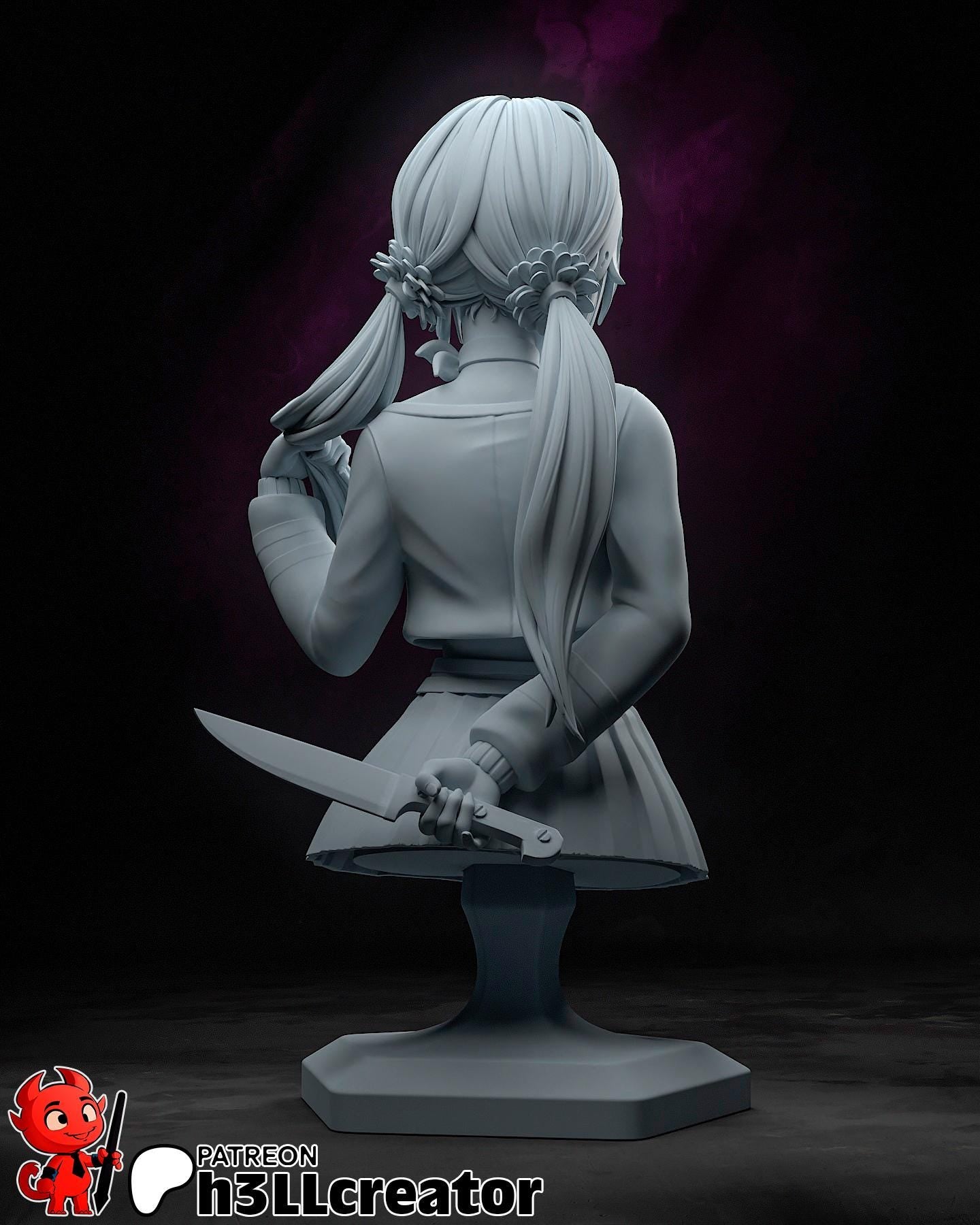 MiiSide Mita Garage Kit | Fanmade Model by h3llCreator | Virtual Girlfriend | 3D Printed