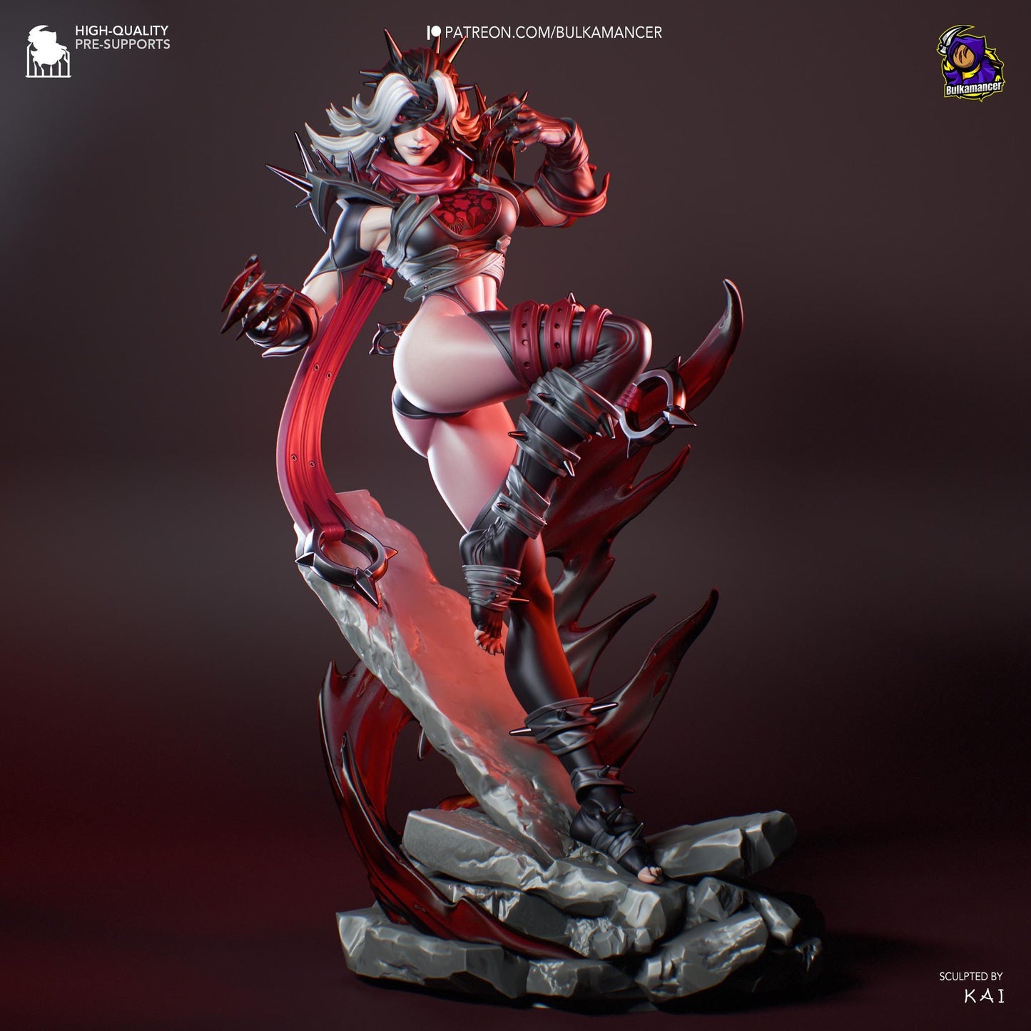 Malice Woman Garage Kit | Fanmade Model by Bulkamancer| Rivals | 3D Printed