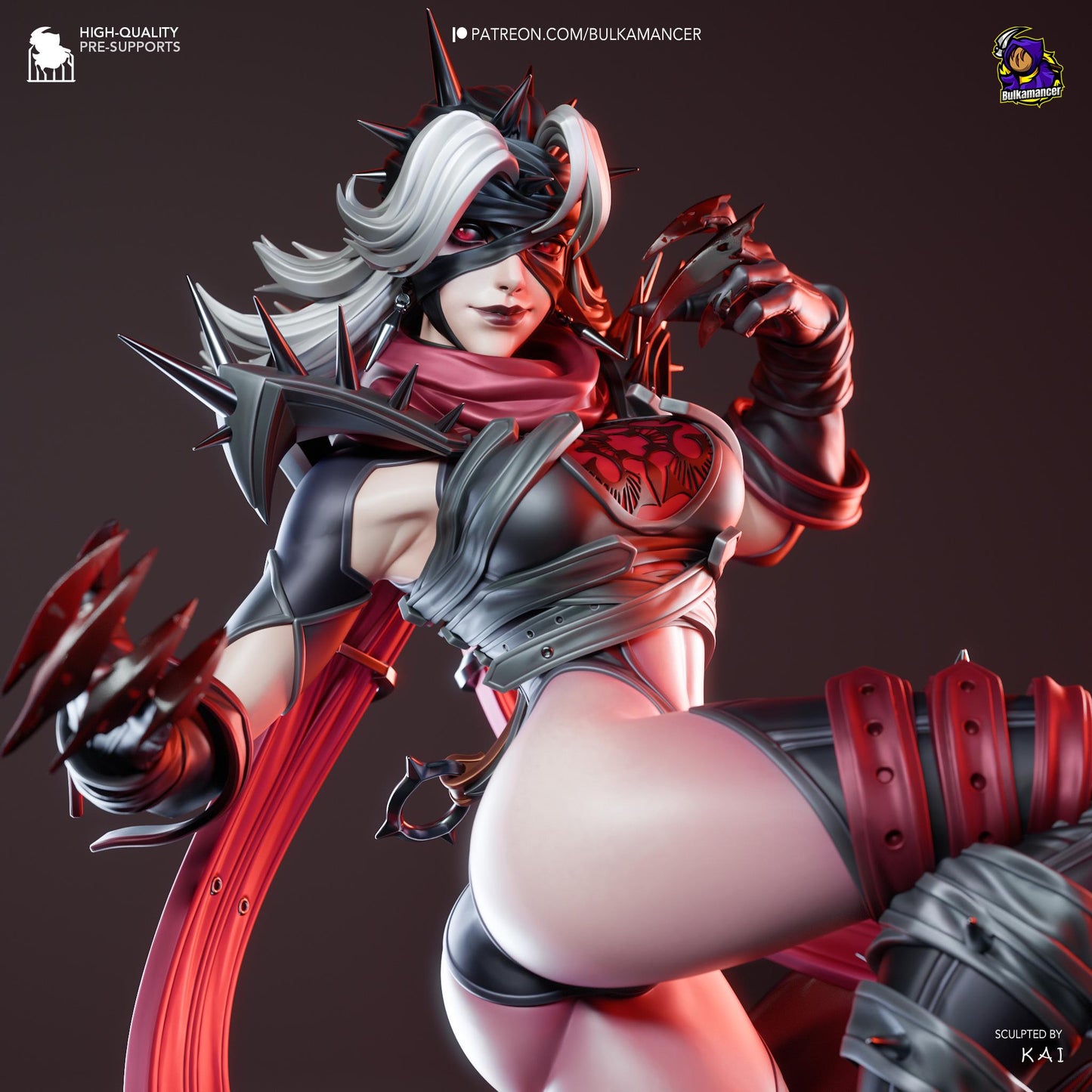 Malice Woman Garage Kit | Fanmade Model by Bulkamancer| Rivals | 3D Printed