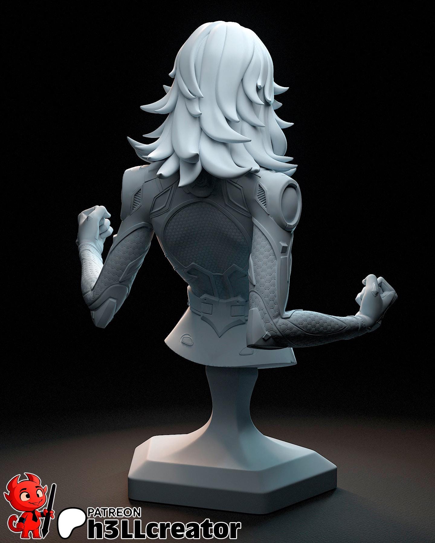 Invisible Woman Garage Kit | Fanmade Model by h3llCreator | Rivals | 3D Printed