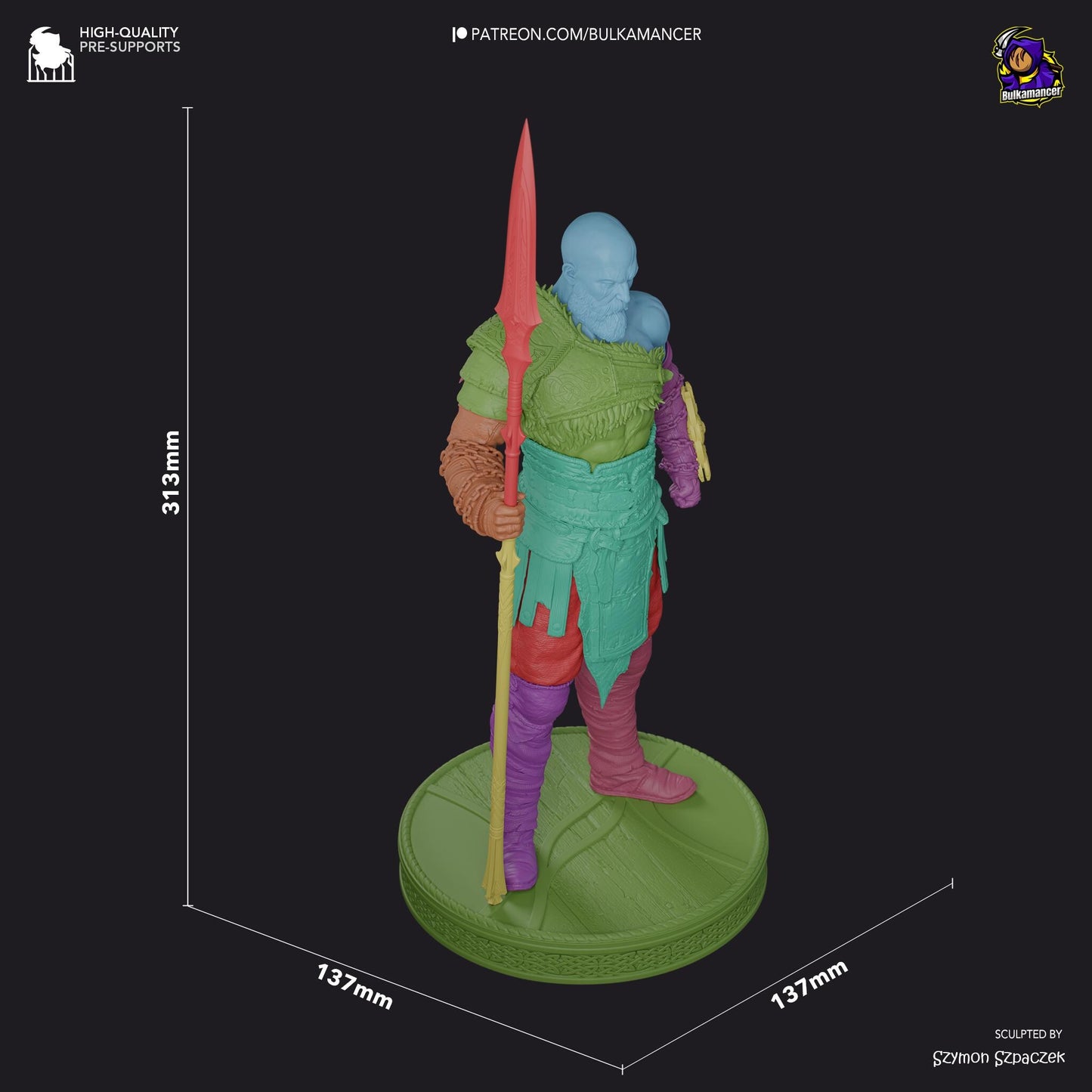 Kratos Garage Kit | Fanmade Model by Bulkamancer| God of War | 3D Printed