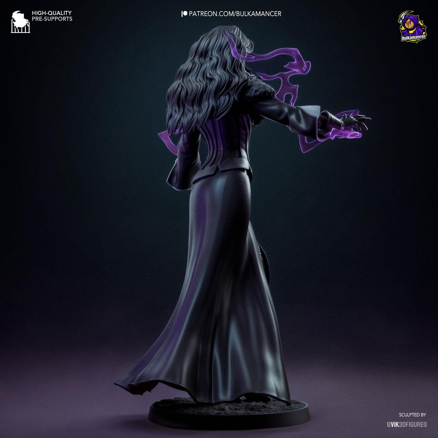 Yennefer of Vengerberg Garage Kit | Fanmade Model by Bulkamancer | The book version | 3D Printed