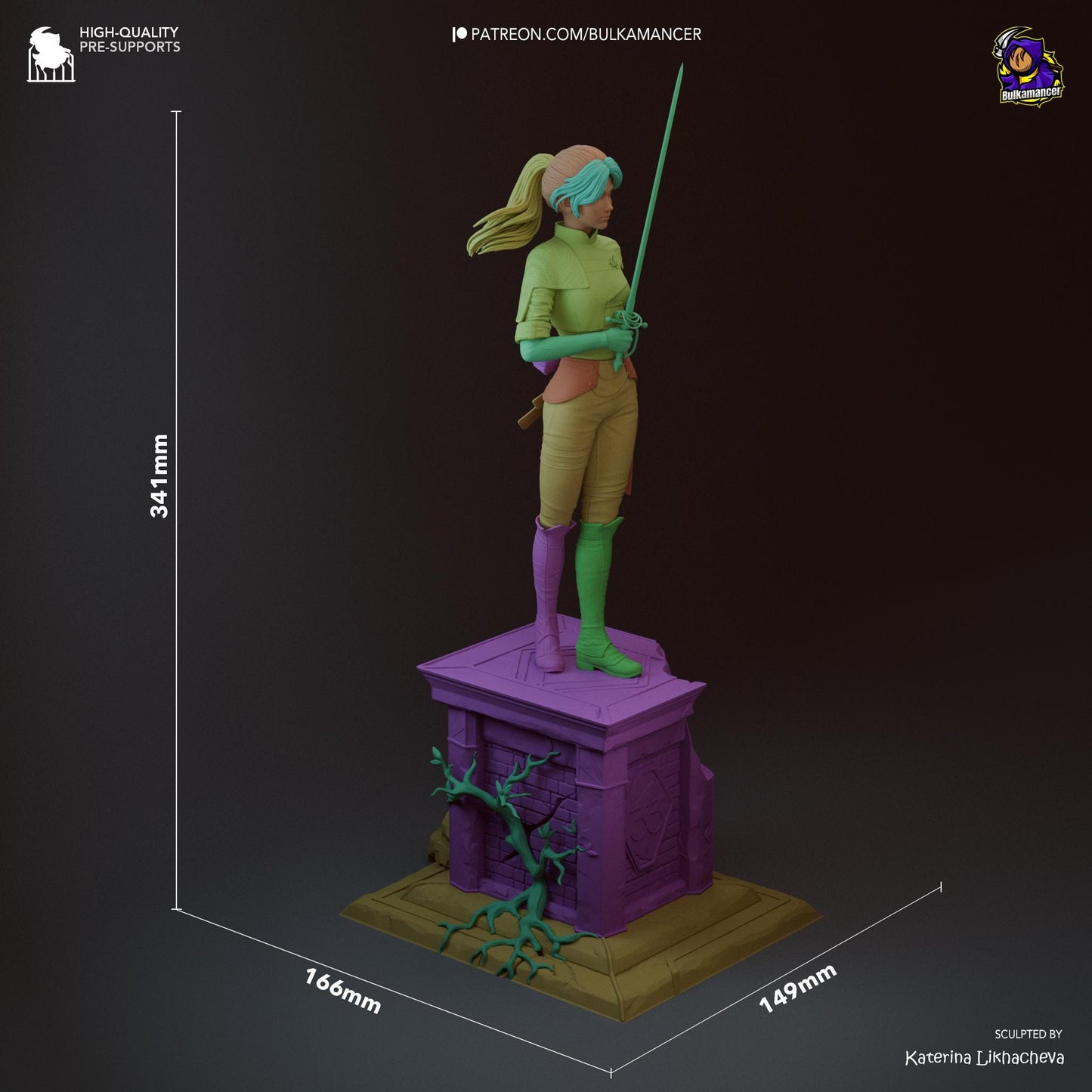 Maelle Garage Kit | Fanmade Model by Bulkamancer| Expedition Fencer | 3D Printed