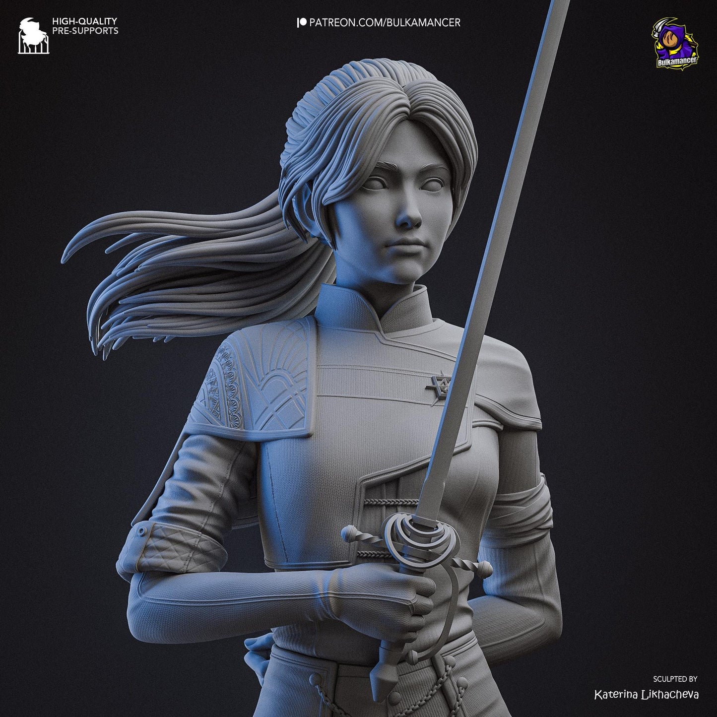 Maelle Garage Kit | Fanmade Model by Bulkamancer| Expedition Fencer | 3D Printed