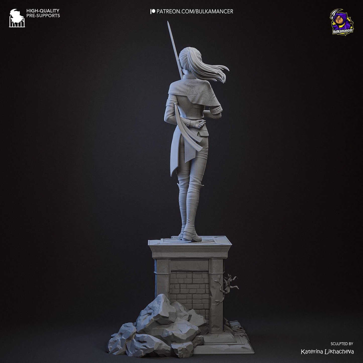 Maelle Garage Kit | Fanmade Model by Bulkamancer| Expedition Fencer | 3D Printed