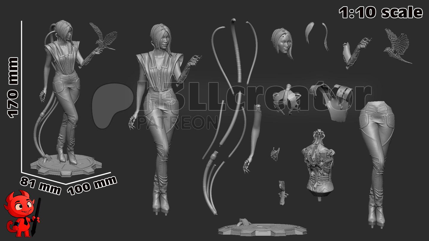 Songbird Garage Kit | Fanmade Model by h3llCreator | Netrunner | 3D Printed