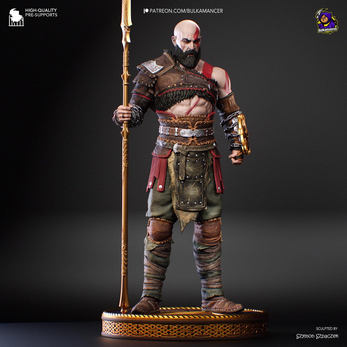 Kratos Garage Kit | Fanmade Model by Bulkamancer| God of War | 3D Printed