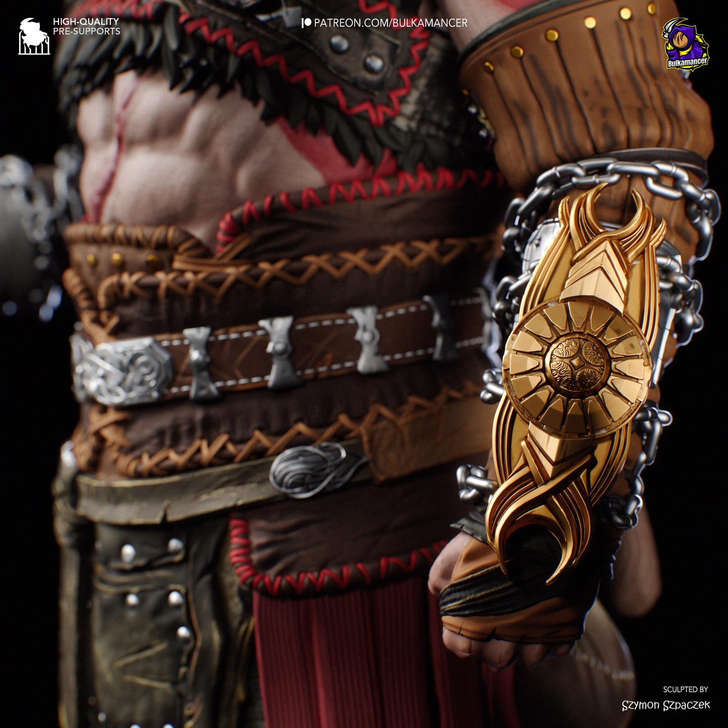 Kratos Garage Kit | Fanmade Model by Bulkamancer| God of War | 3D Printed