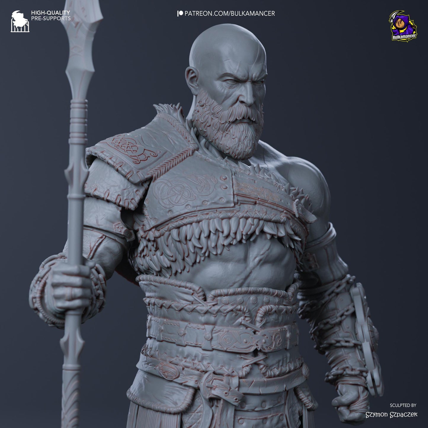 Kratos Garage Kit | Fanmade Model by Bulkamancer| God of War | 3D Printed
