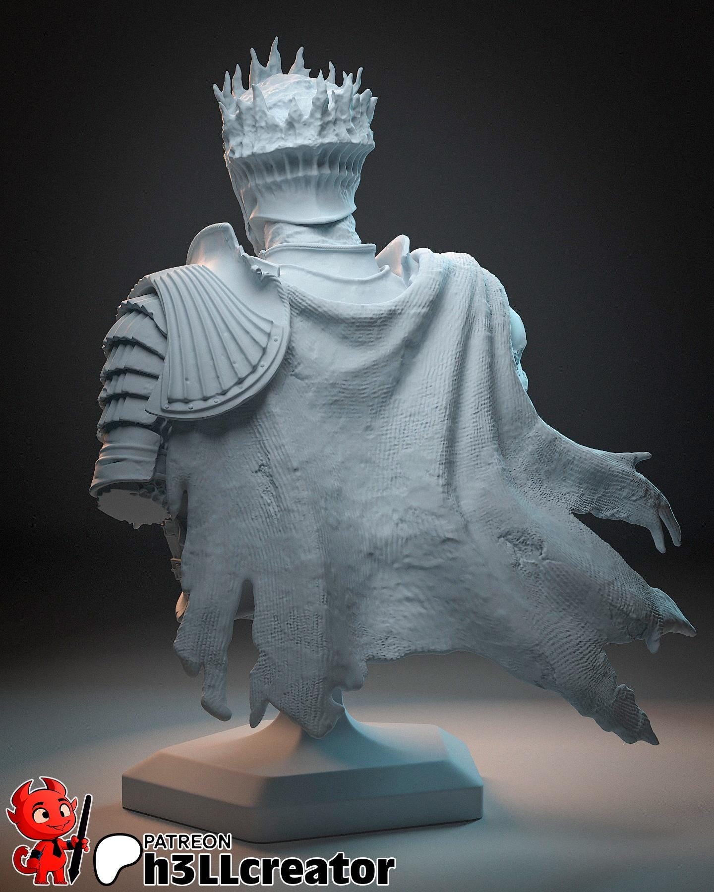 Cinder Knight Garage Kit | Fanmade Model | One very hard game | 3D Printed