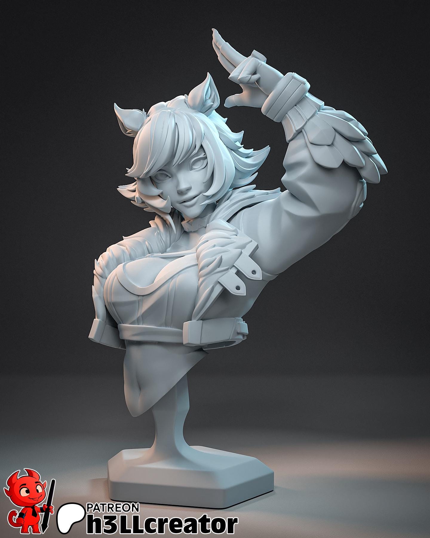 Squirrel Girl Garage Kit | Fanmade Model by h3llCreator | Rivals | 3D Printed
