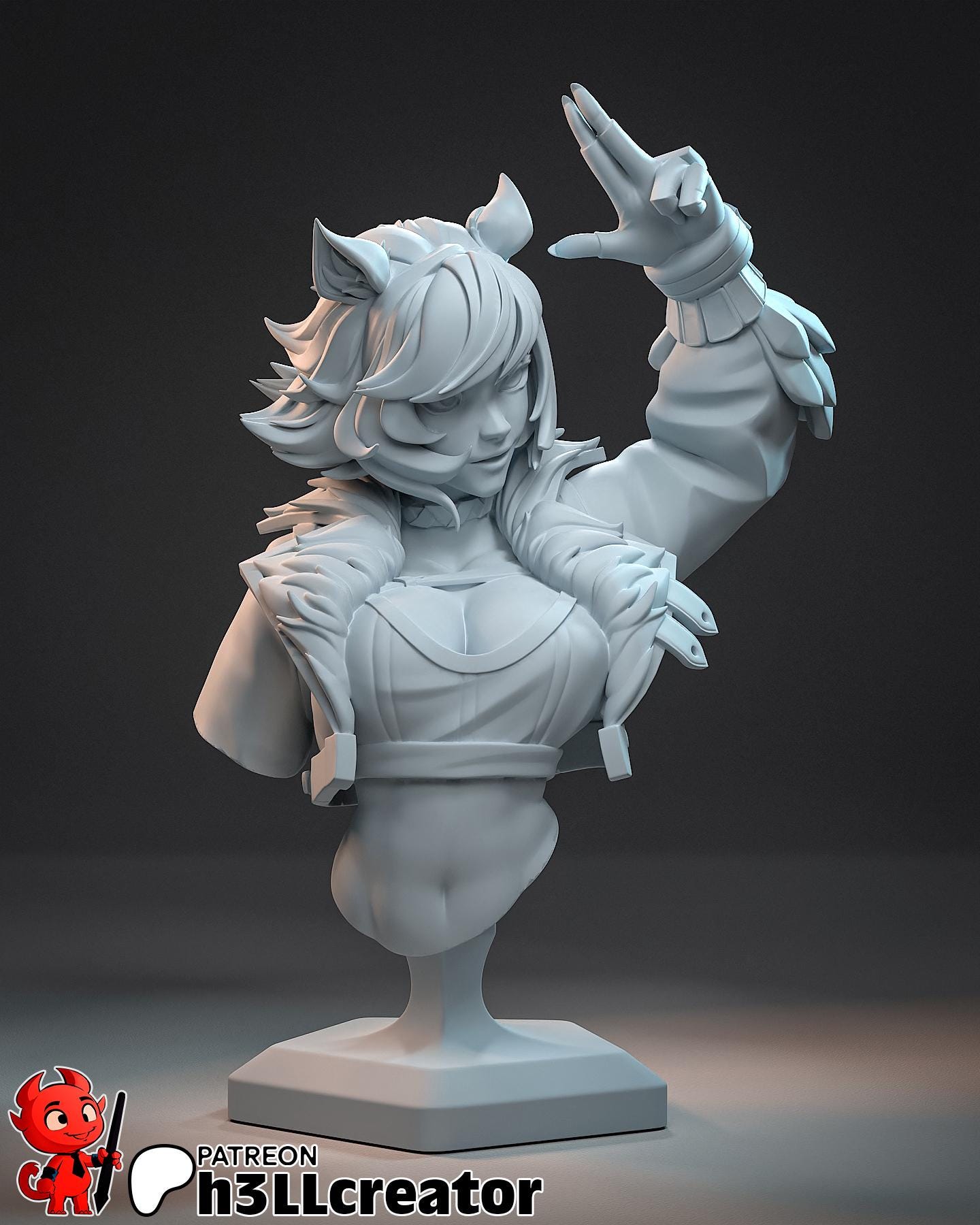 Squirrel Girl Garage Kit | Fanmade Model by h3llCreator | Rivals | 3D Printed