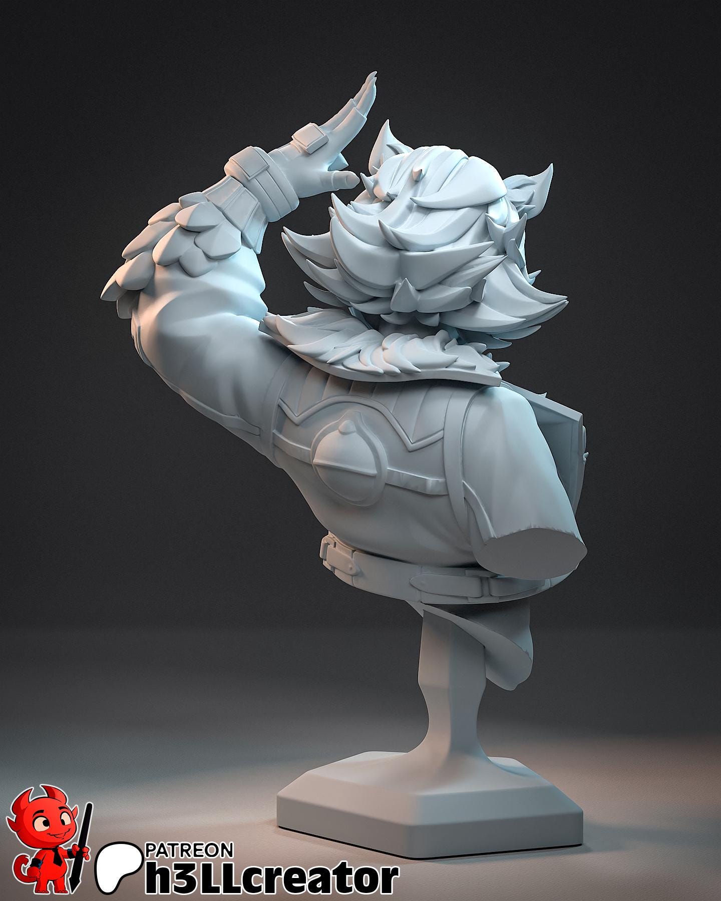 Squirrel Girl Garage Kit | Fanmade Model by h3llCreator | Rivals | 3D Printed