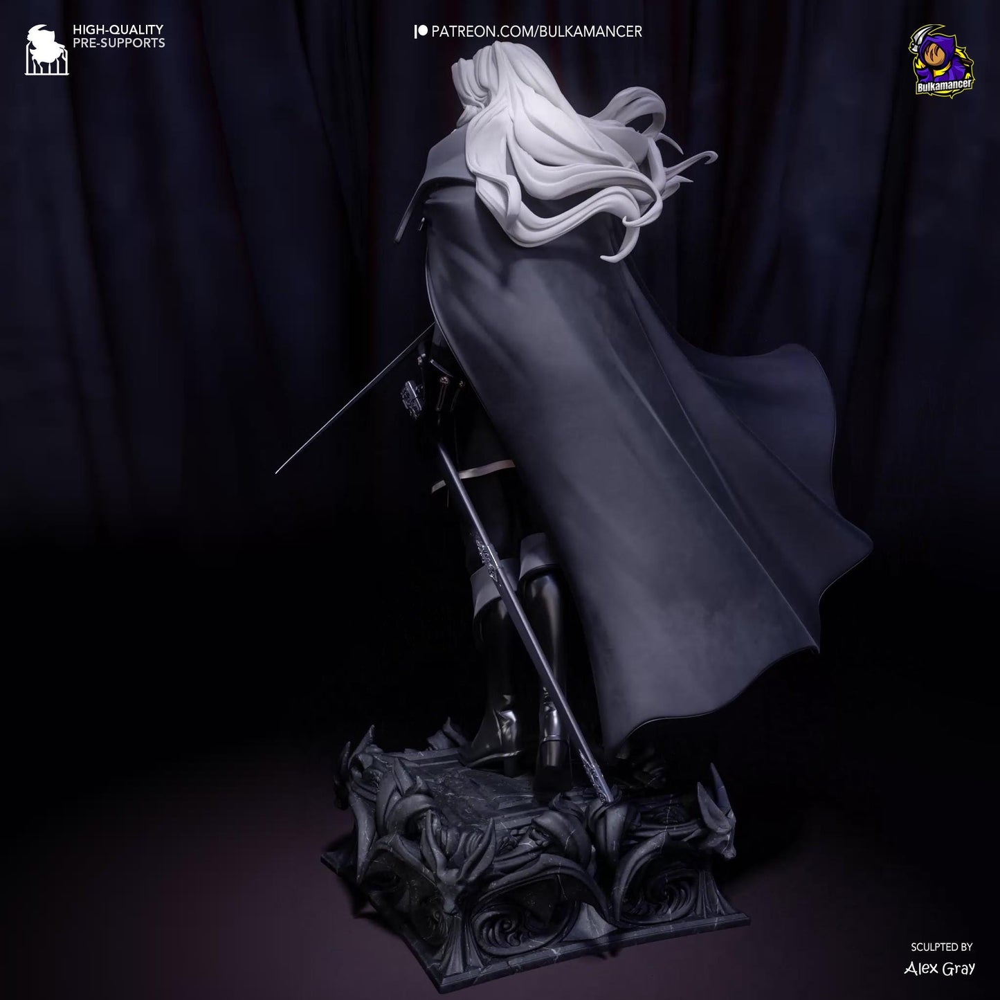 Alucard Garage Kit | Fanmade Model by Bulkamancer| The vampire daddy | 3D Printed