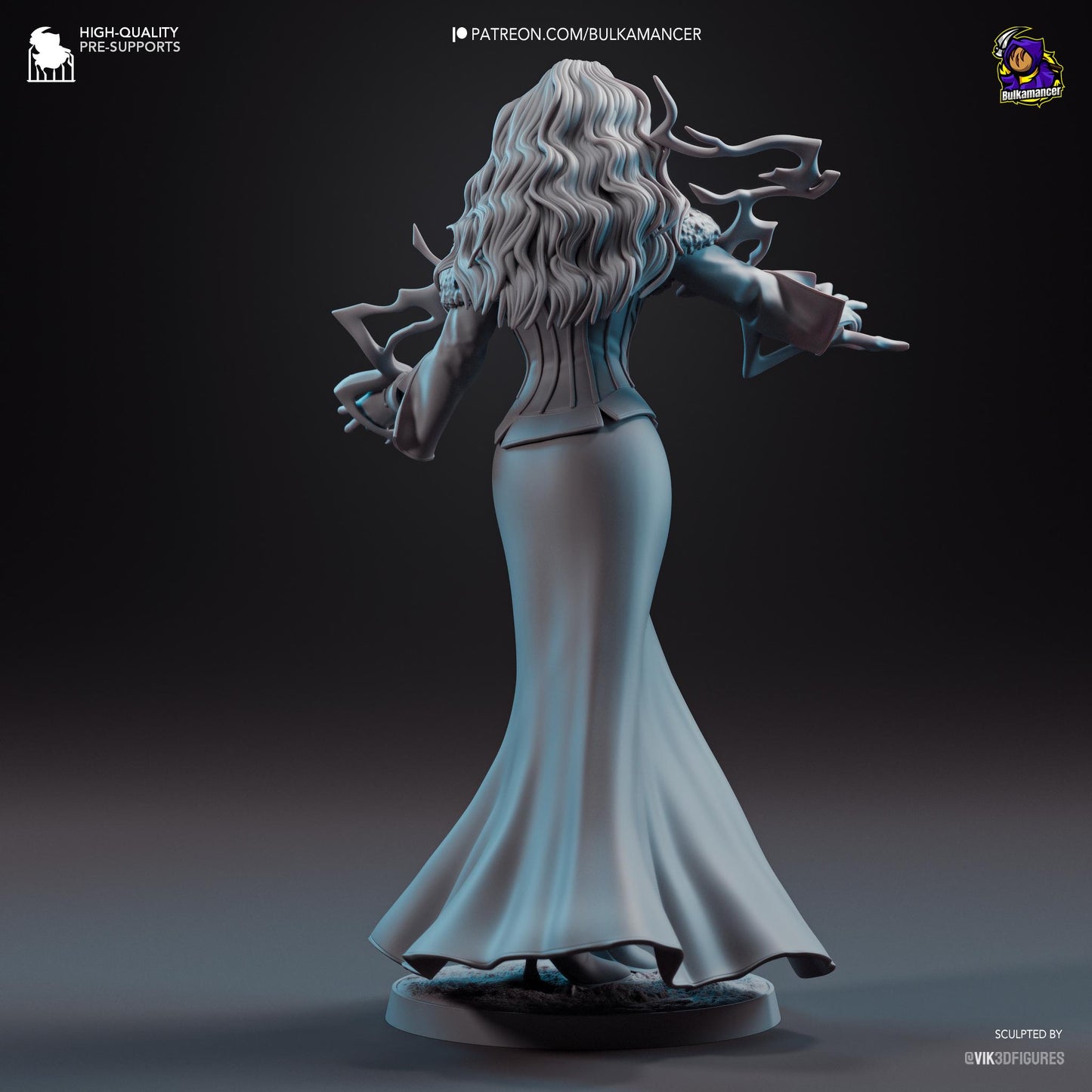 Yennefer of Vengerberg Garage Kit | Fanmade Model by Bulkamancer | The book version | 3D Printed