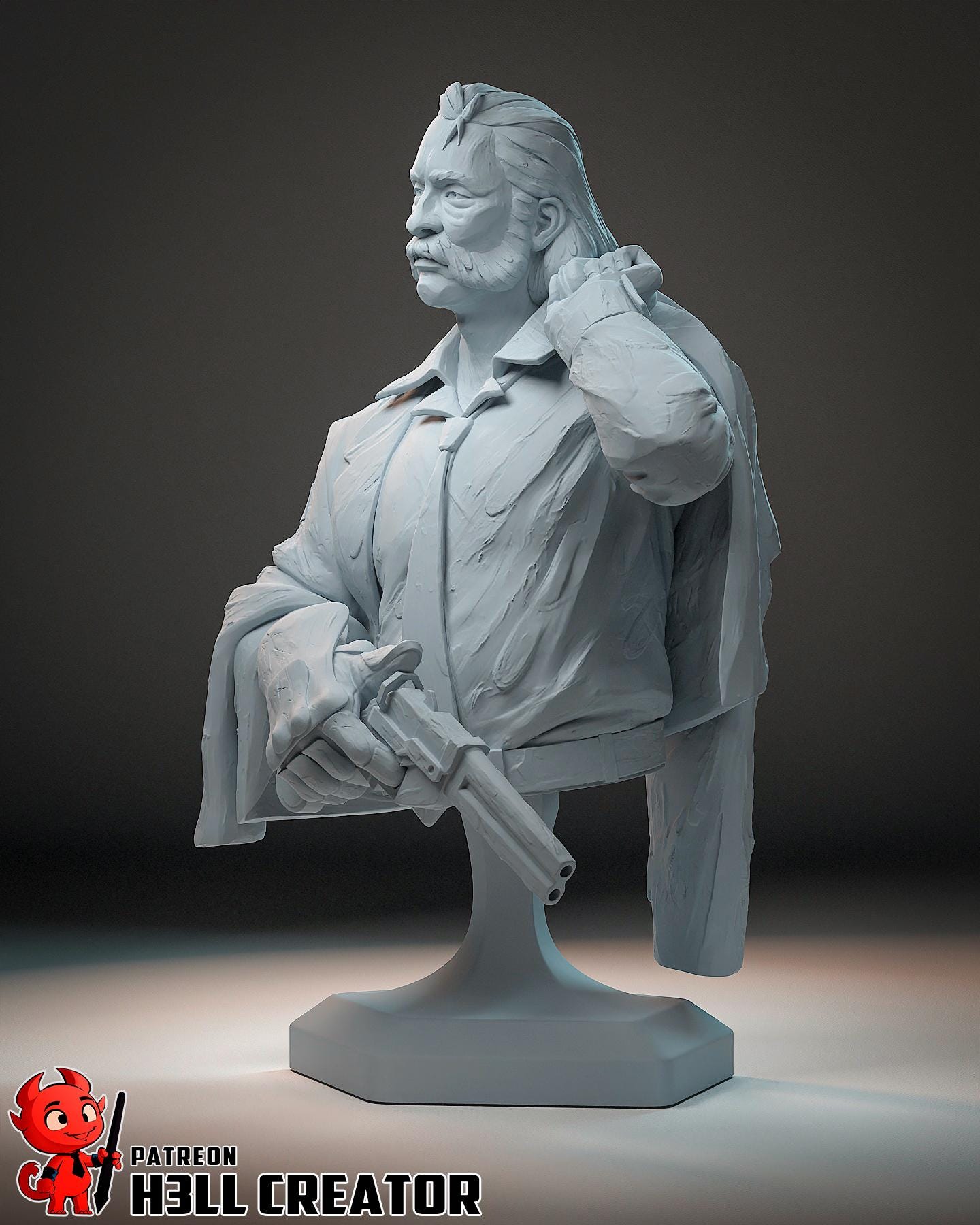 Harry and Kim Garage Kit | Fanmade Model by h3llCreator | Disco Elysium | 3D Printed