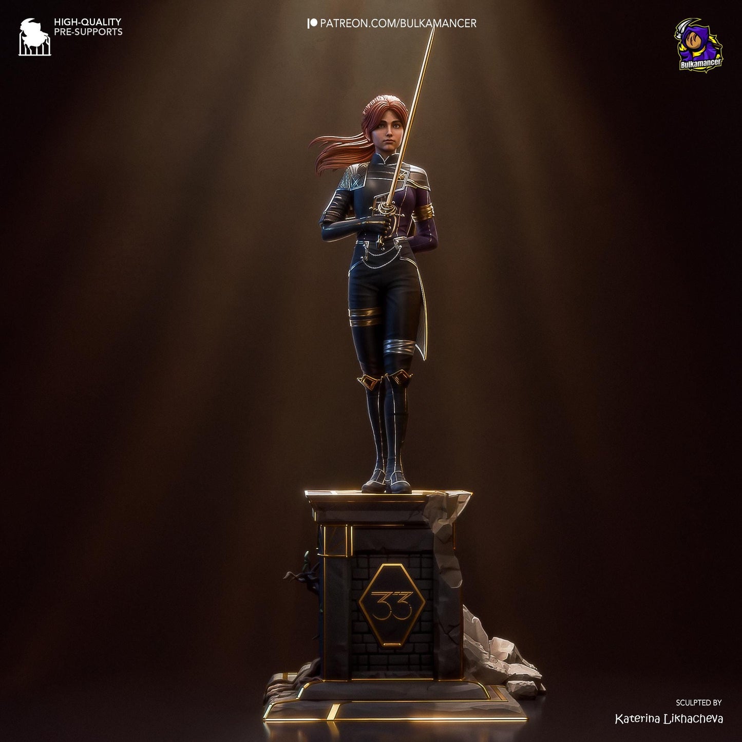 Maelle Garage Kit | Fanmade Model by Bulkamancer| Expedition Fencer | 3D Printed