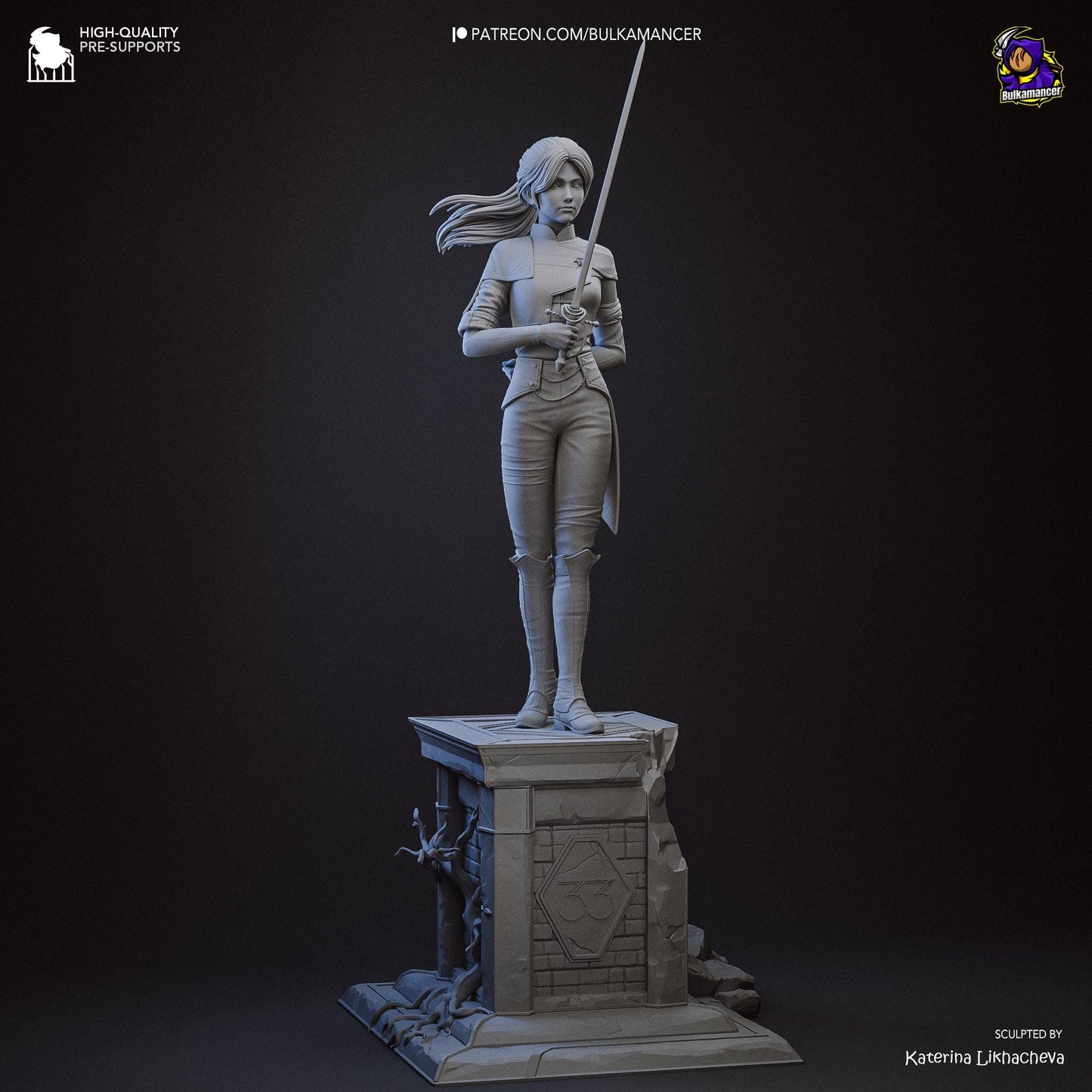 Maelle Garage Kit | Fanmade Model by Bulkamancer| Expedition Fencer | 3D Printed