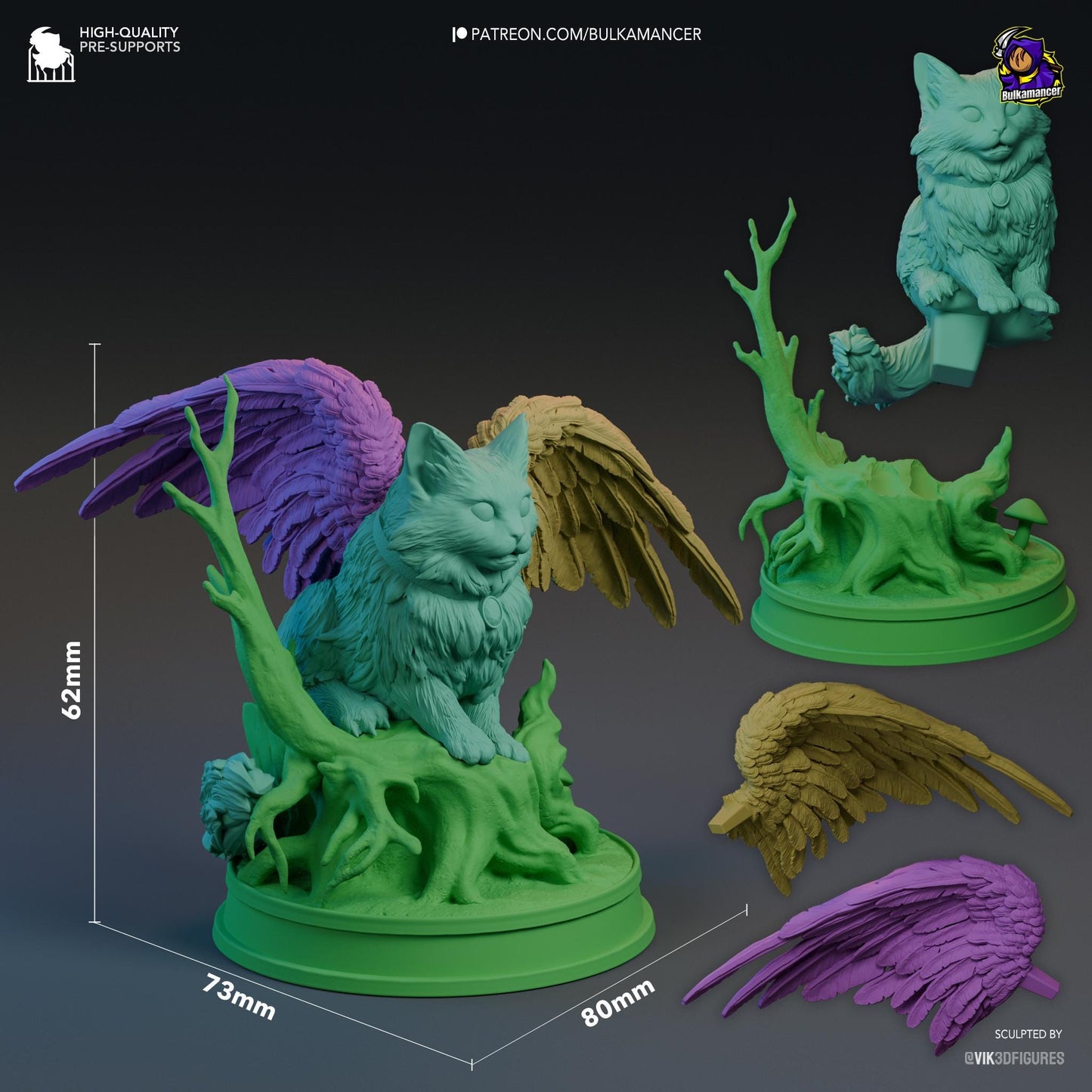 Gale Garage Kit | Fanmade Model by Bulkamancer| Wizard of Waterdeep | 3D Printed