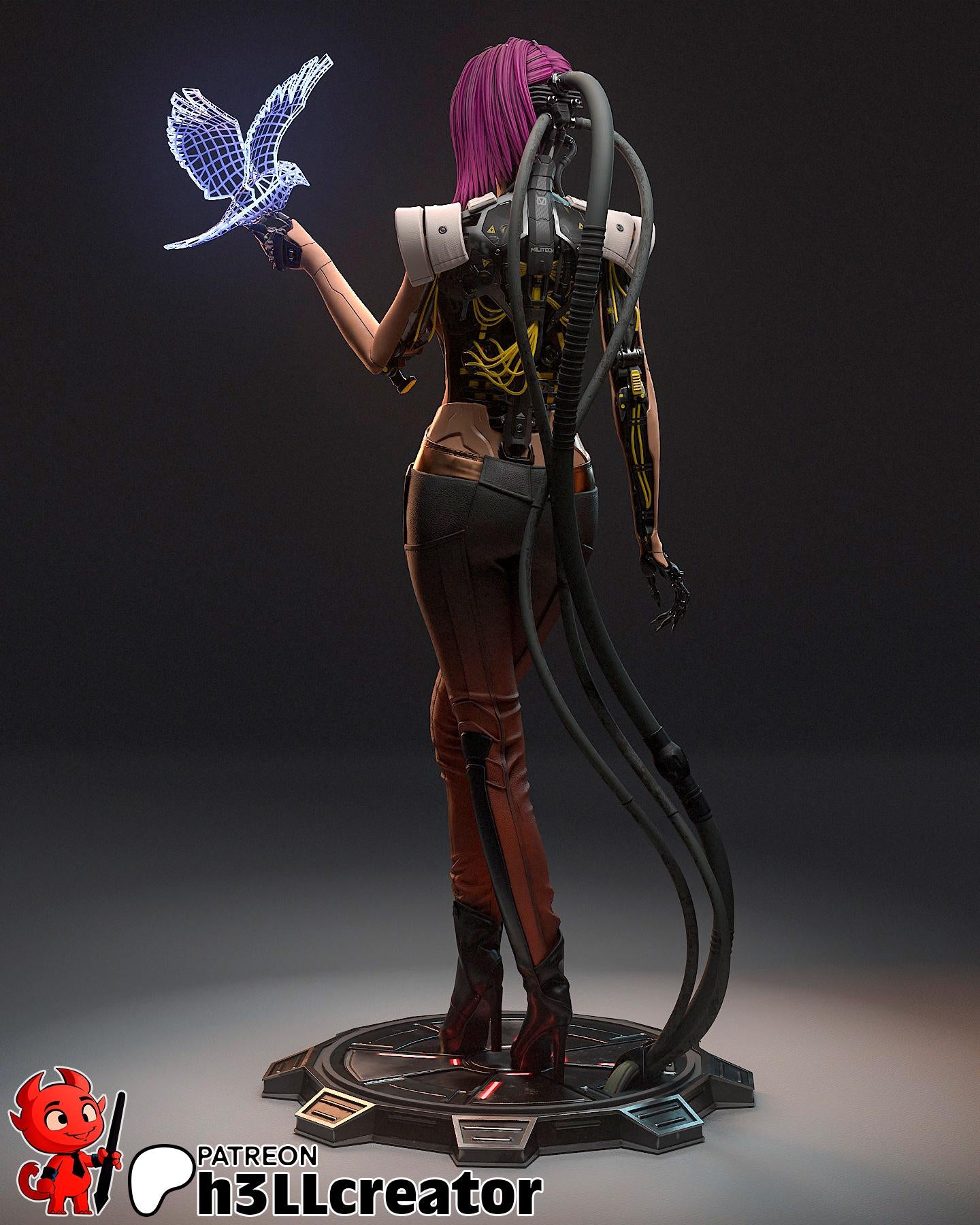 Songbird Garage Kit | Fanmade Model by h3llCreator | Netrunner | 3D Printed