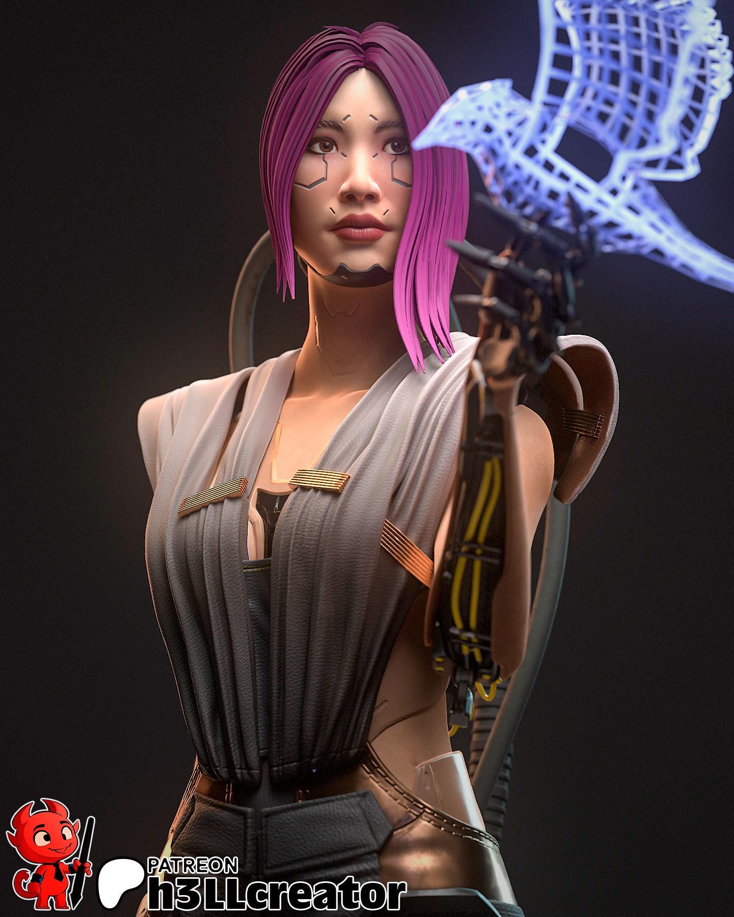 Songbird Garage Kit | Fanmade Model by h3llCreator | Netrunner | 3D Printed