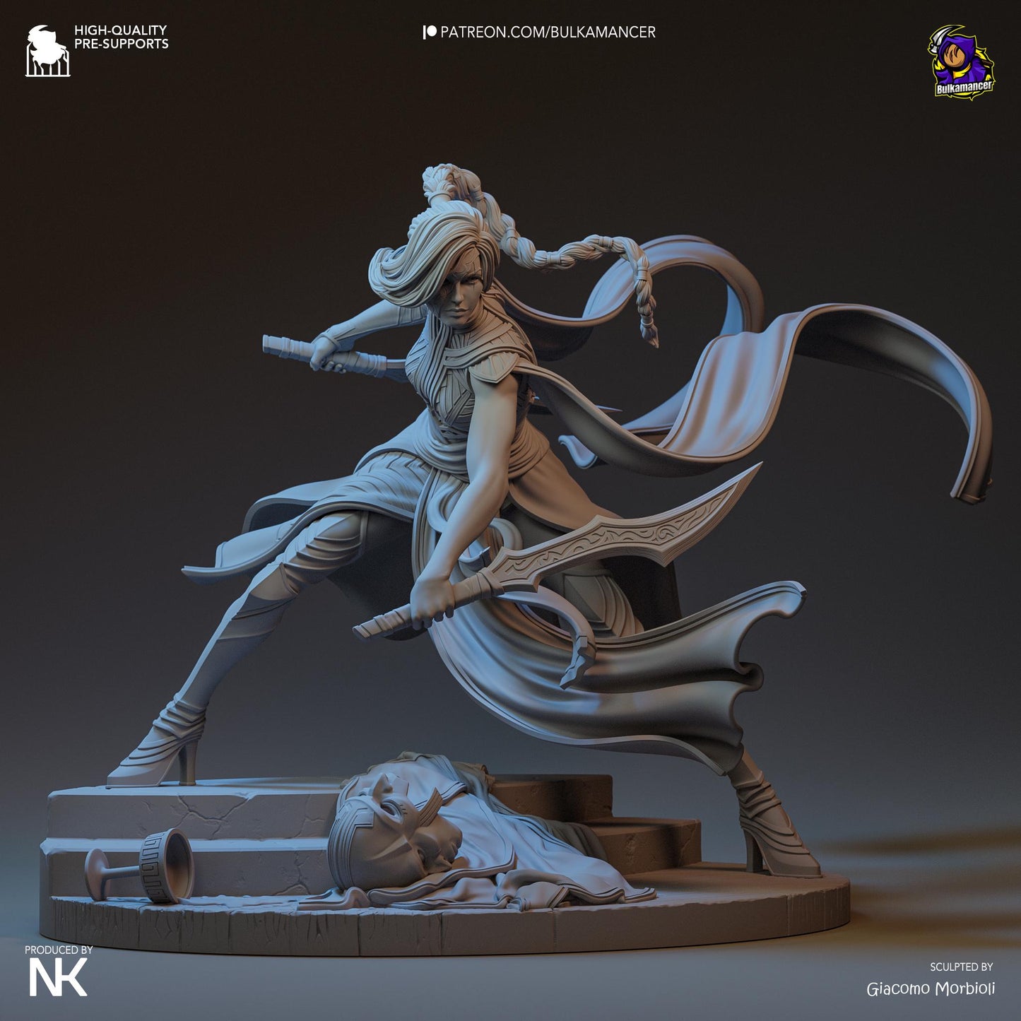 Katarina Garage Kit | Fanmade Model by Bulkamancer| League of Legends | 3D Printed