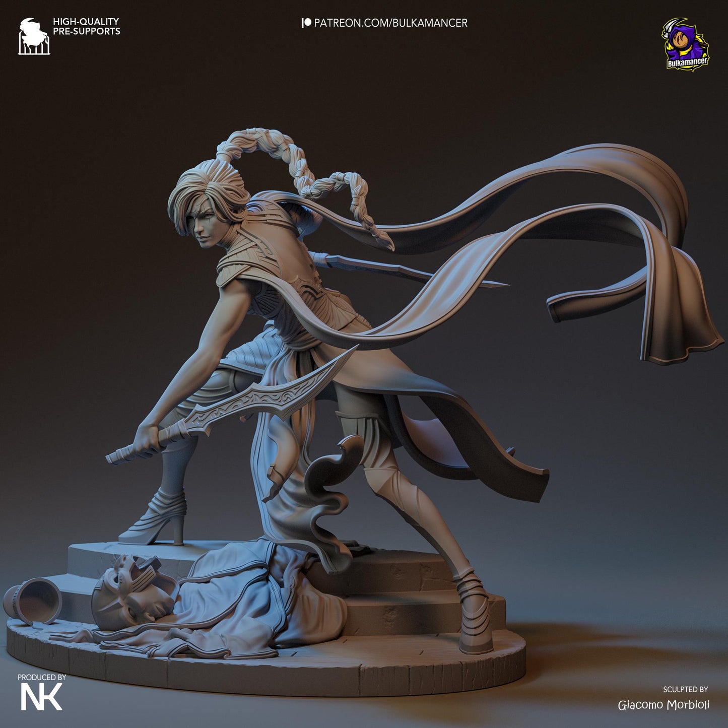 Katarina Garage Kit | Fanmade Model by Bulkamancer| League of Legends | 3D Printed