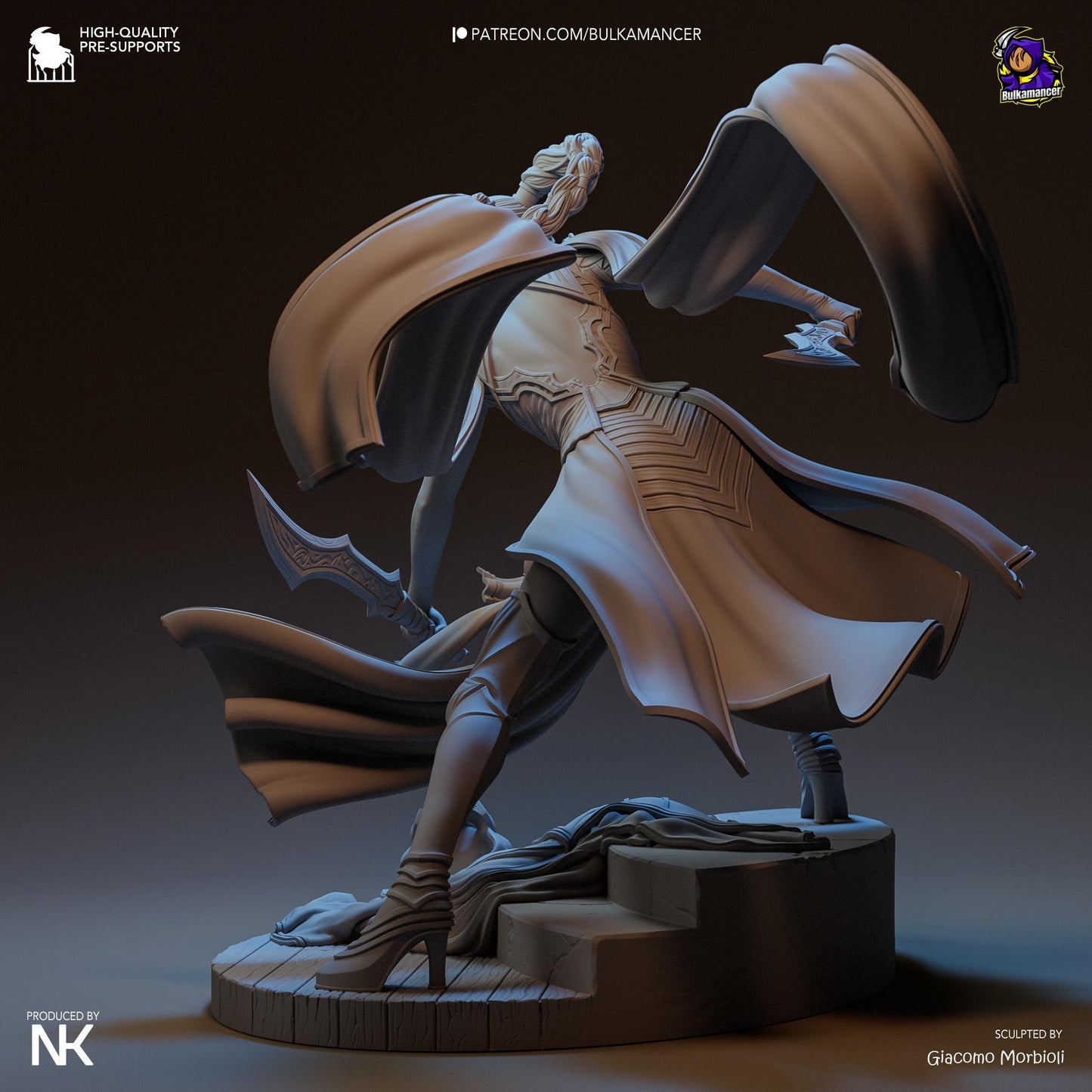 Katarina Garage Kit | Fanmade Model by Bulkamancer| League of Legends | 3D Printed