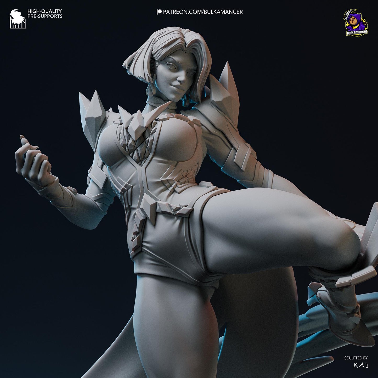 Thunder Thighs Garage Kit | Fanmade Model by Bulkamancer| Rivals | 3D Printed