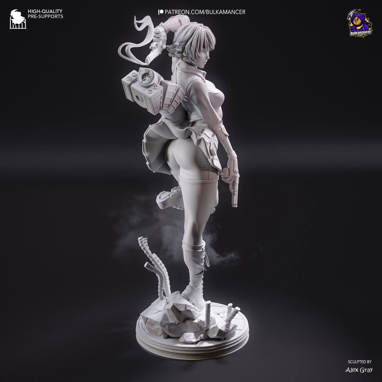 Lady Garage Kit | Fanmade Model by Bulkamancer| Devil Should Not Cry | 3D Printed
