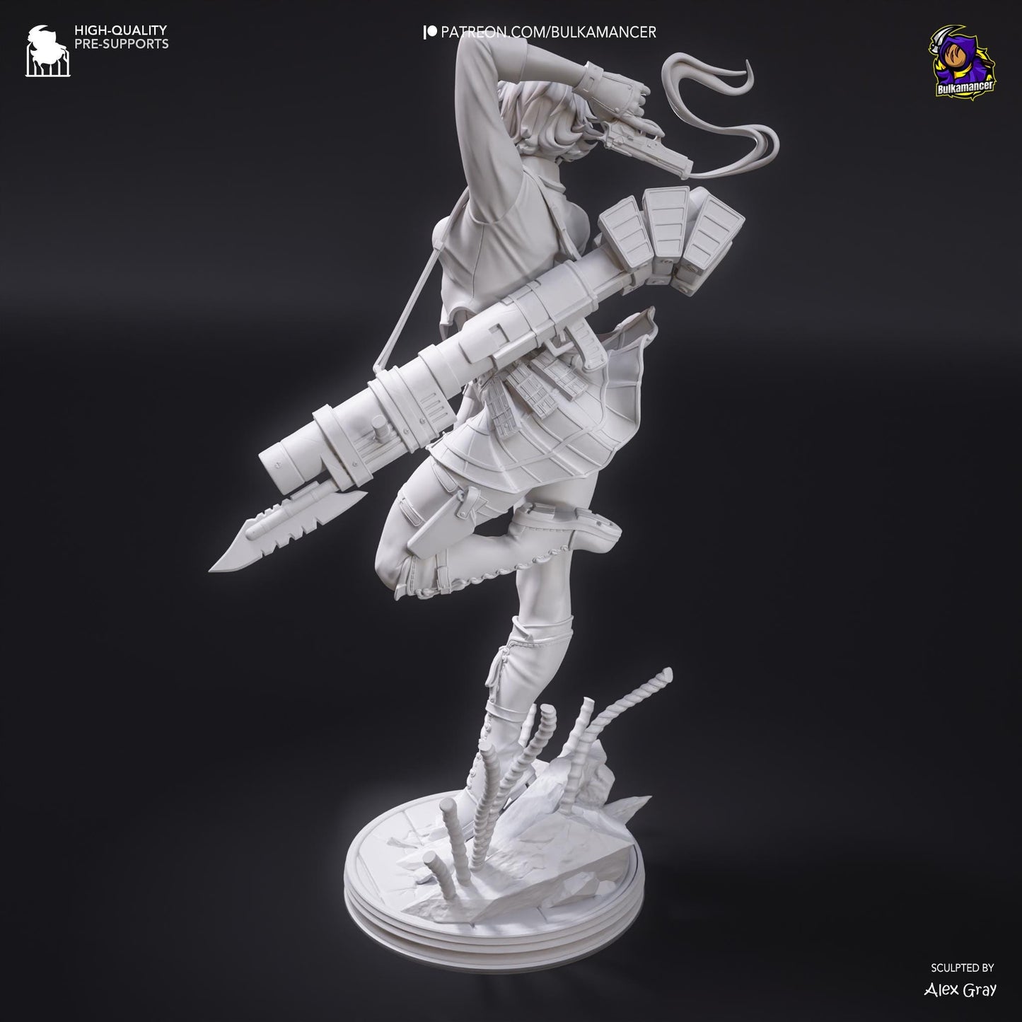 Lady Garage Kit | Fanmade Model by Bulkamancer| Devil Should Not Cry | 3D Printed