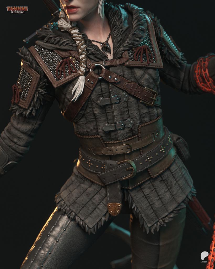 Ciri Garage Kit | Fanmade Model by Tanuki| The Witcher 4 | 3D Printed