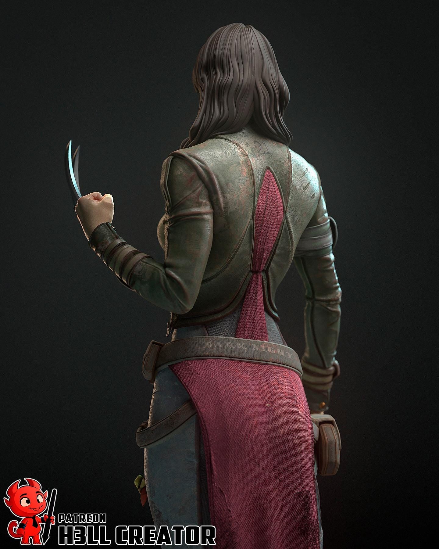 X-23 Garage Kit | Fanmade Model by h3llCreator | Logan Jr | 3D Printed