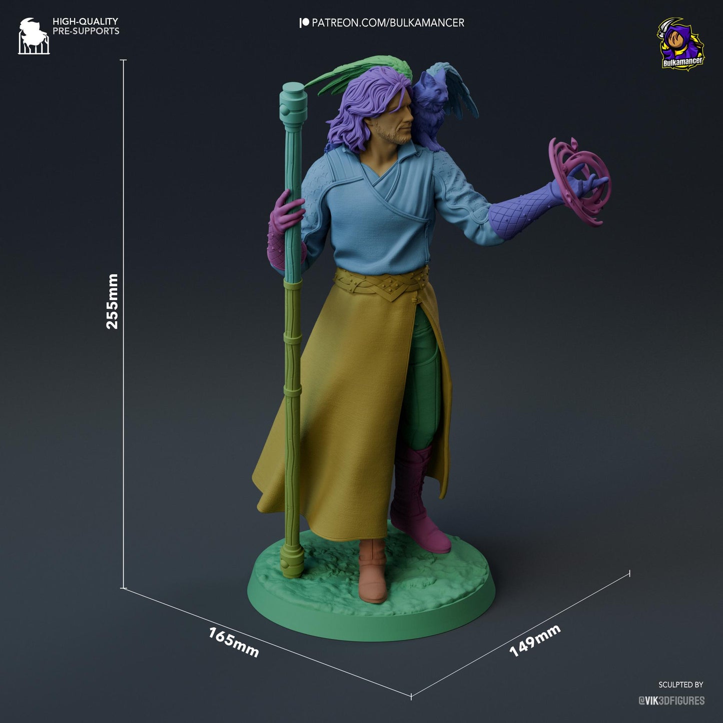 Gale Garage Kit | Fanmade Model by Bulkamancer| Wizard of Waterdeep | 3D Printed