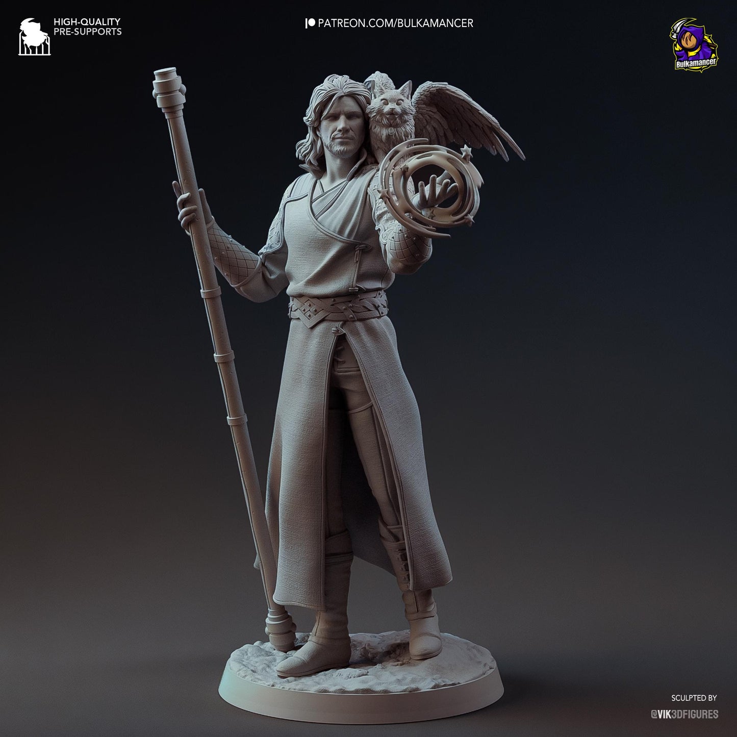 Gale Garage Kit | Fanmade Model by Bulkamancer| Wizard of Waterdeep | 3D Printed