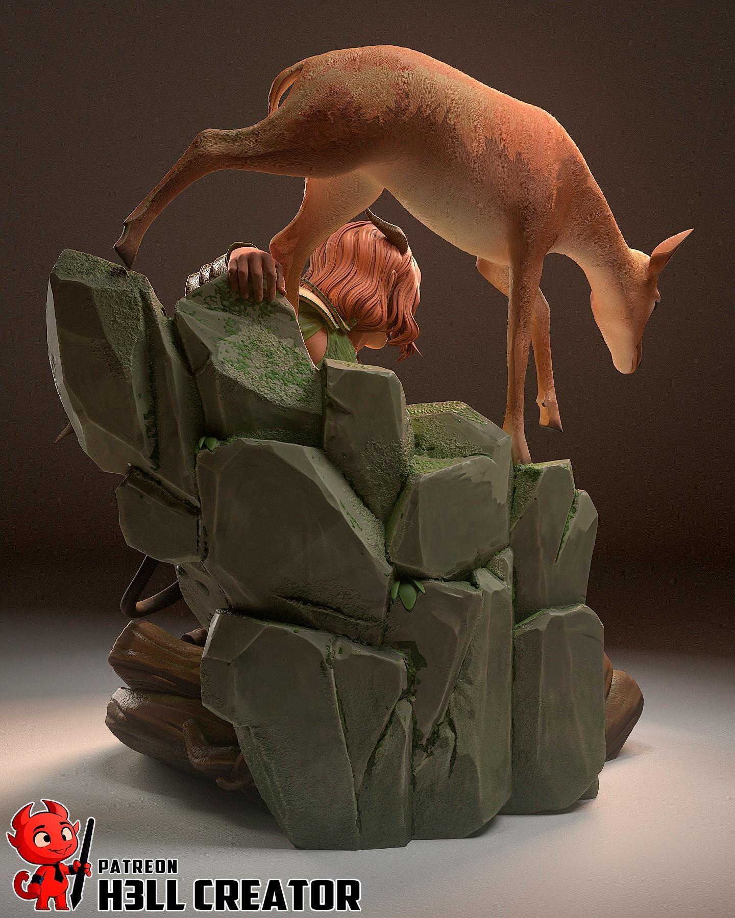 Doric Garage Kit | Fanmade Model by h3llCreator | Honor Among Thieves | 3D Printed