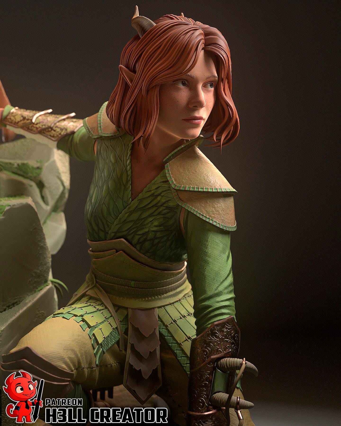 Doric Garage Kit | Fanmade Model by h3llCreator | Honor Among Thieves | 3D Printed