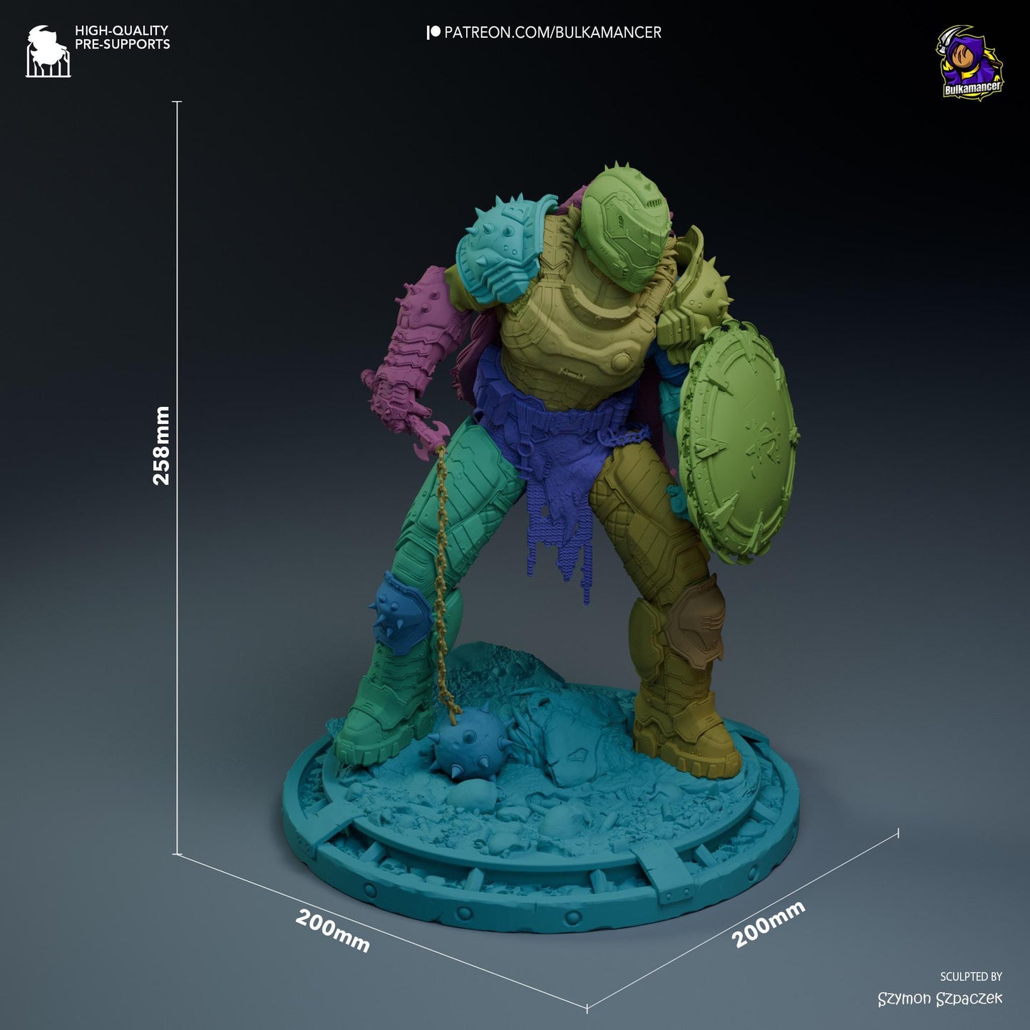 Doomguy Garage Kit | Fanmade Model by Bulkamancer| Childhood friend | 3D Printed
