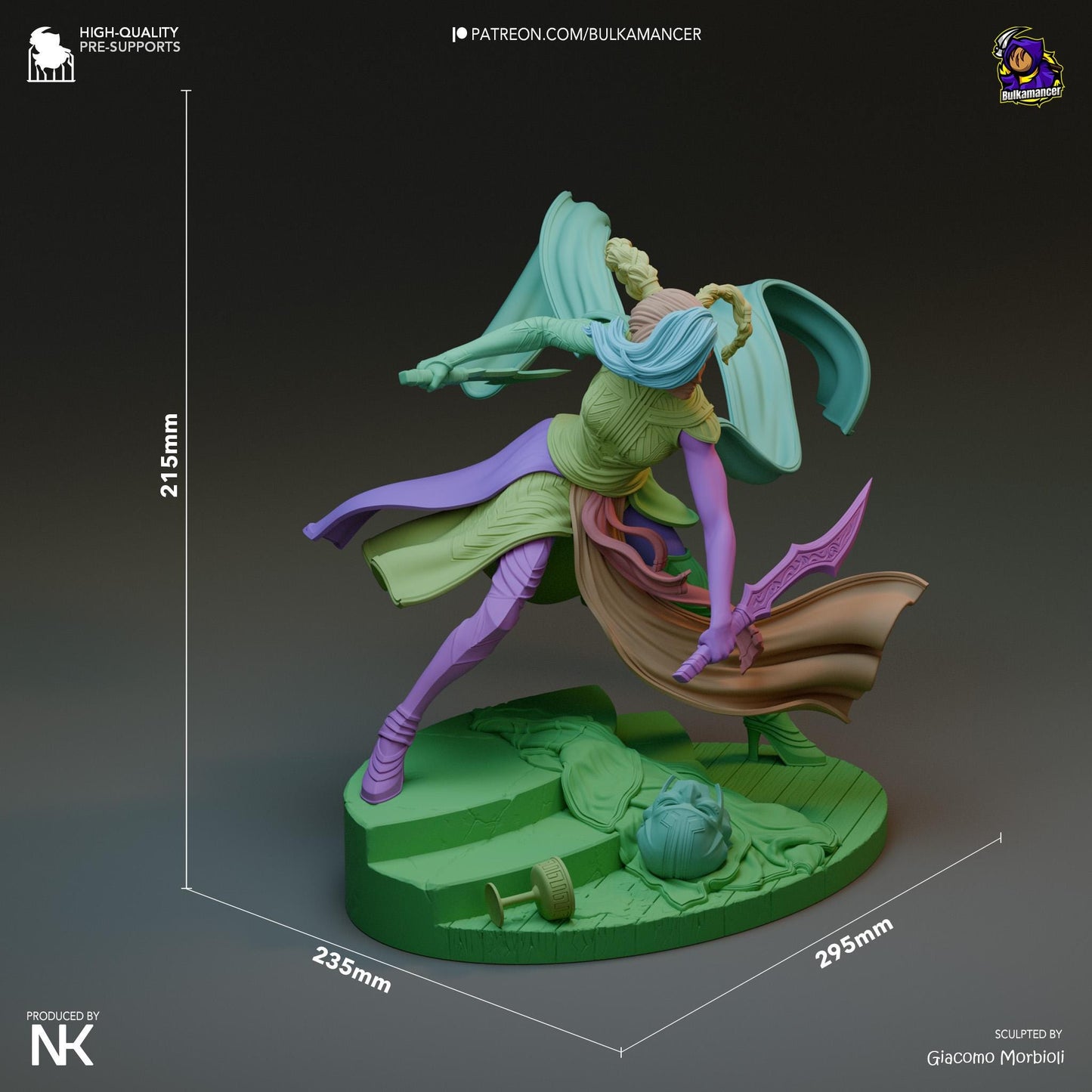 Katarina Garage Kit | Fanmade Model by Bulkamancer| League of Legends | 3D Printed