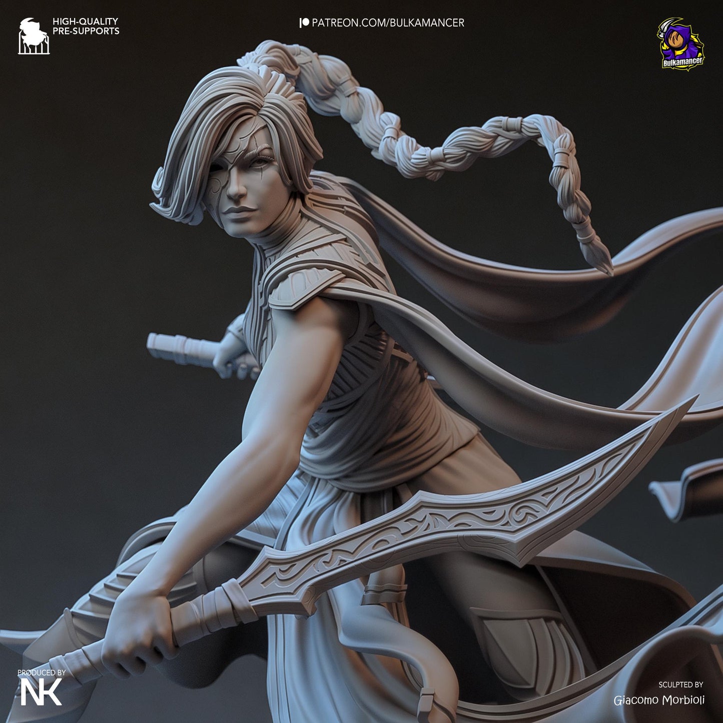 Katarina Garage Kit | Fanmade Model by Bulkamancer| League of Legends | 3D Printed
