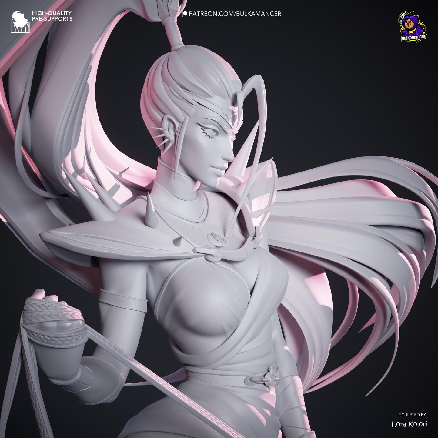 Megaera Garage Kit | Fanmade Model by Bulkamancer| Hades | 3D Printed