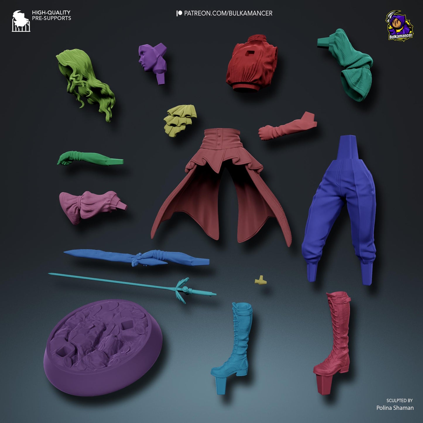 Real Maelle Garage Kit | Fanmade Model by Bulkamancer| The lost child | 3D Printed