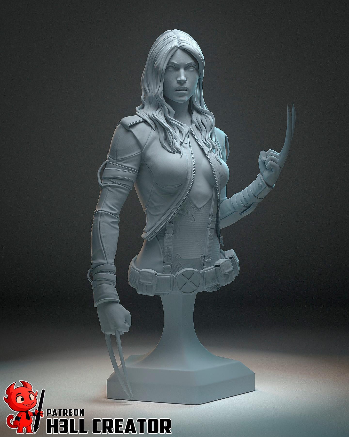 X-23 Garage Kit | Fanmade Model by h3llCreator | Logan Jr | 3D Printed