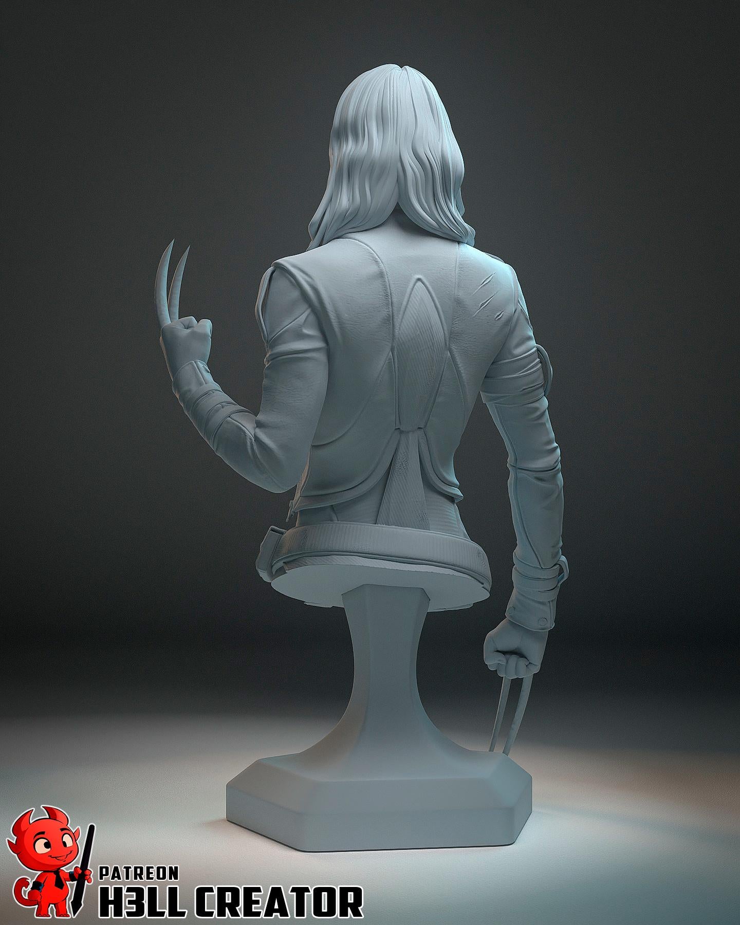 X-23 Garage Kit | Fanmade Model by h3llCreator | Logan Jr | 3D Printed