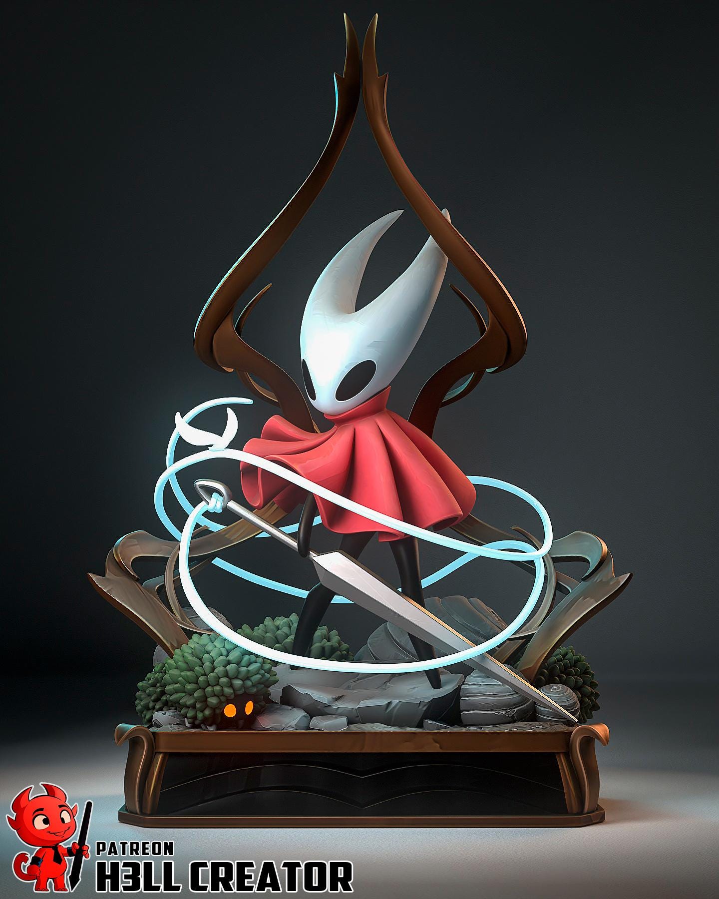 Hornet Garage Kit | Fanmade Model by h3llCreator | Silksong | 3D Printed