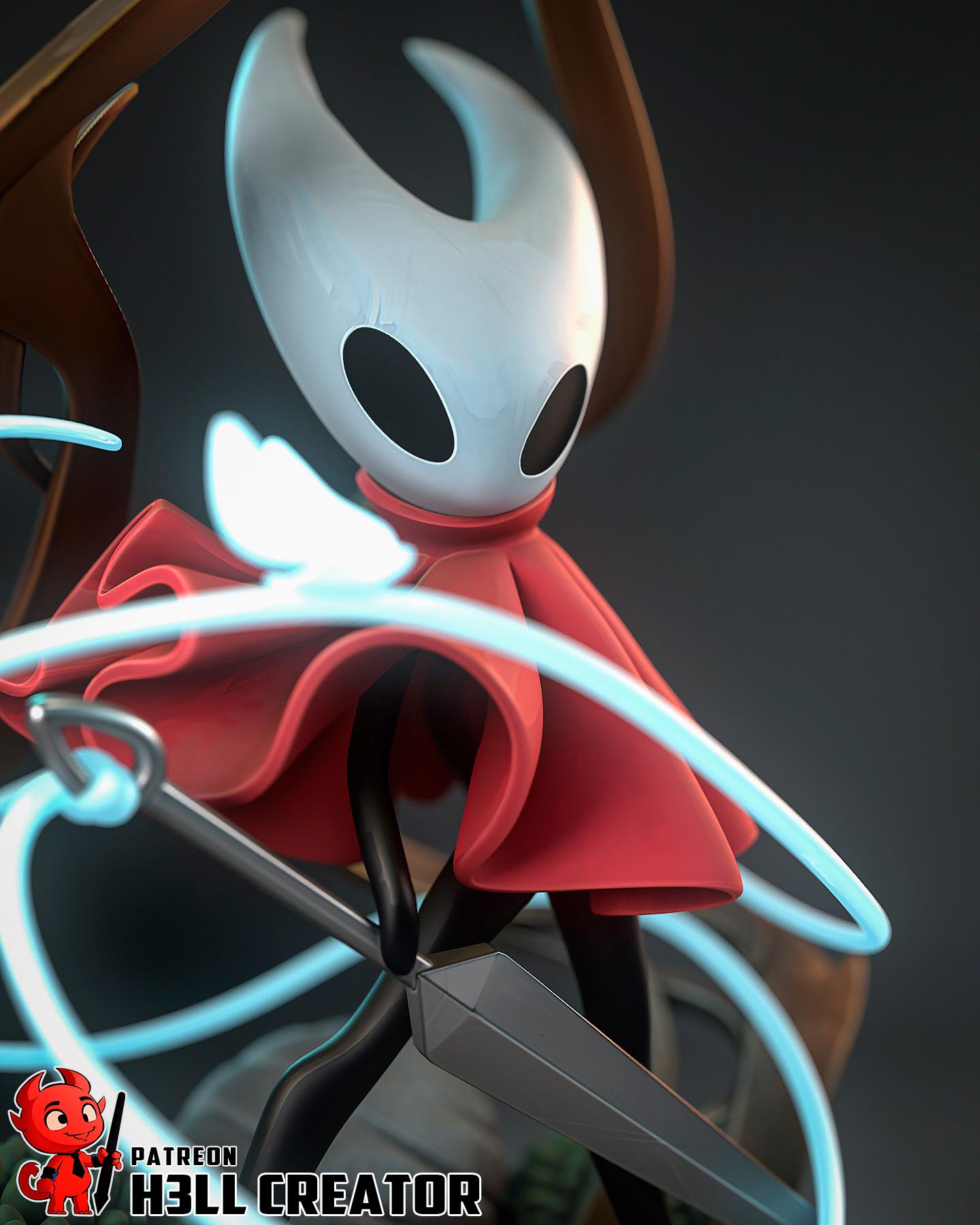Hornet Garage Kit | Fanmade Model by h3llCreator | Silksong | 3D Printed