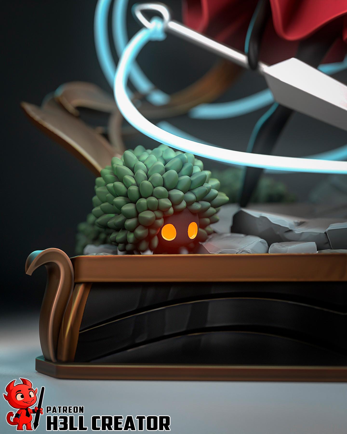 Hornet Garage Kit | Fanmade Model by h3llCreator | Silksong | 3D Printed