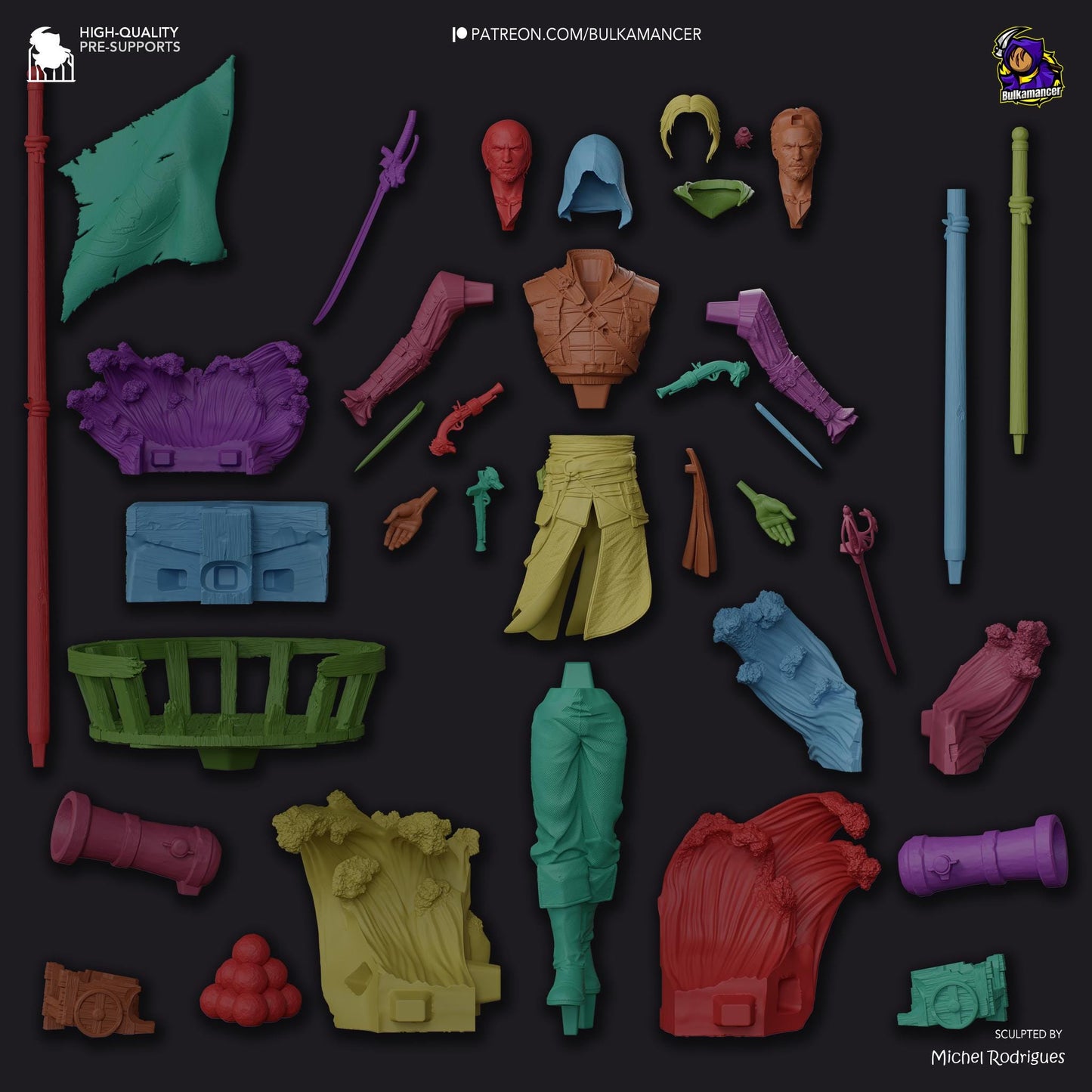 Edward Garage Kit | Fanmade Model by Bulkamancer| The pirate | 3D Printed